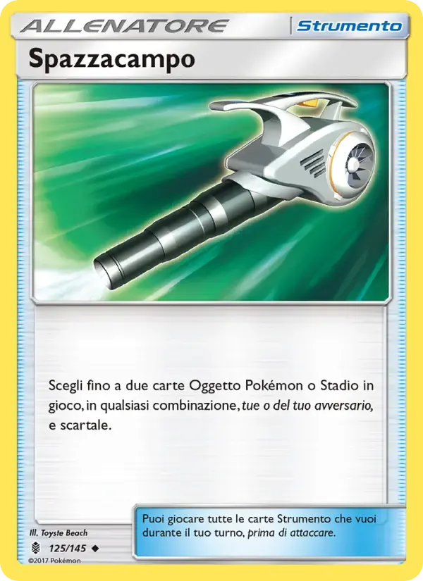 Spazzacampo — Guardiani Nascenti 125 Italian Pokémon card