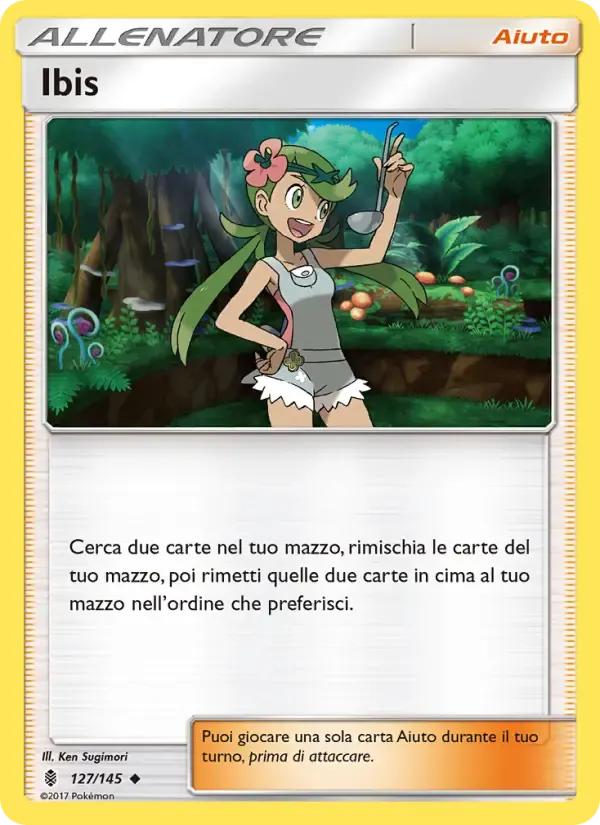Ibis — Guardiani Nascenti 127 Italian Pokémon card