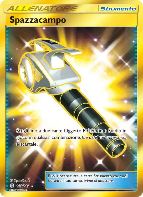 Spazzacampo — Guardiani Nascenti 163 Italian Pokémon card