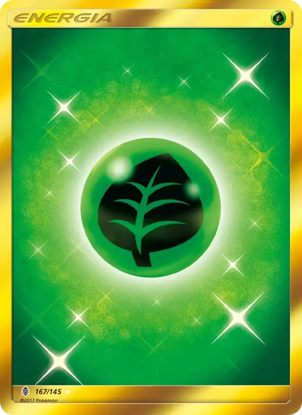 Energia Erba — Guardiani Nascenti 167 Italian Pokémon card