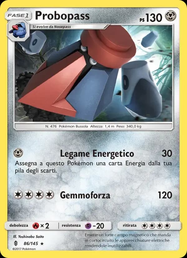 Probopass — Guardiani Nascenti 86 Italian Pokémon card