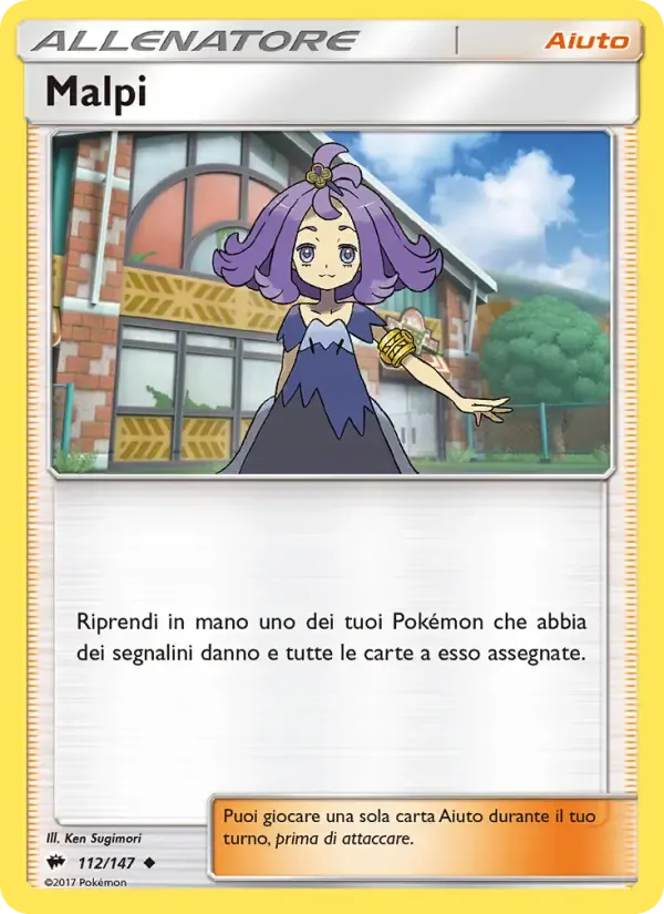 Malpi — Ombre Infuocate 112 Italian Pokémon card
