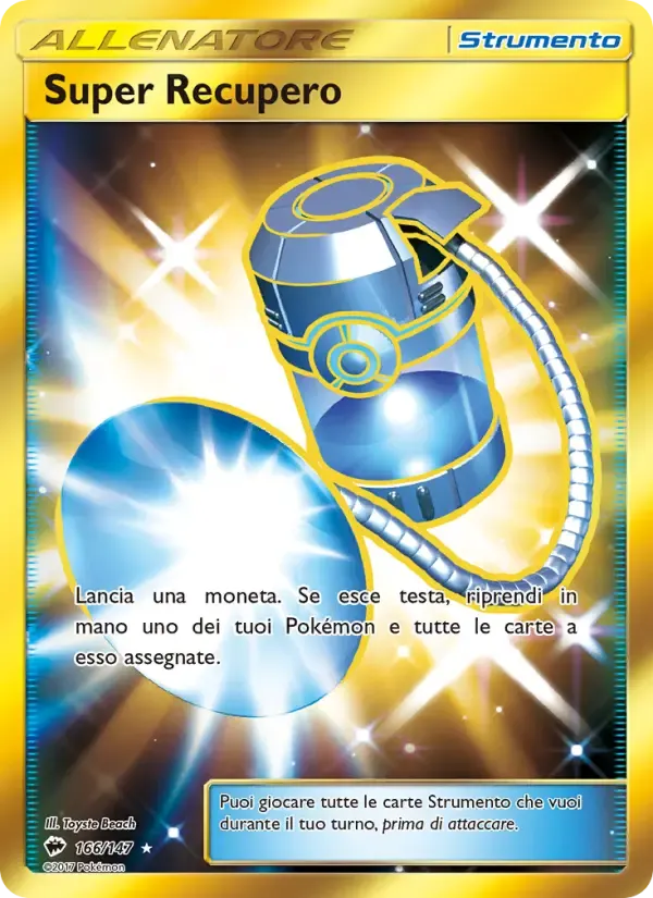 Super Recupero — Ombre Infuocate 166 Italian Pokémon card