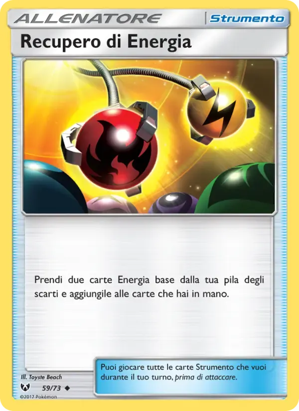 Recupero di Energia — Leggende Iridescenti 59 Italian Pokémon card