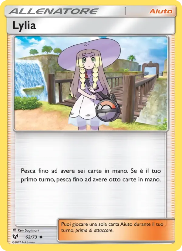 Lylia — Leggende Iridescenti 62 Italian Pokémon card