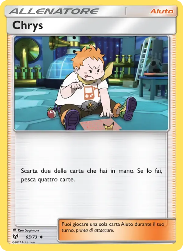 Chrys — Leggende Iridescenti 65 Italian Pokémon card