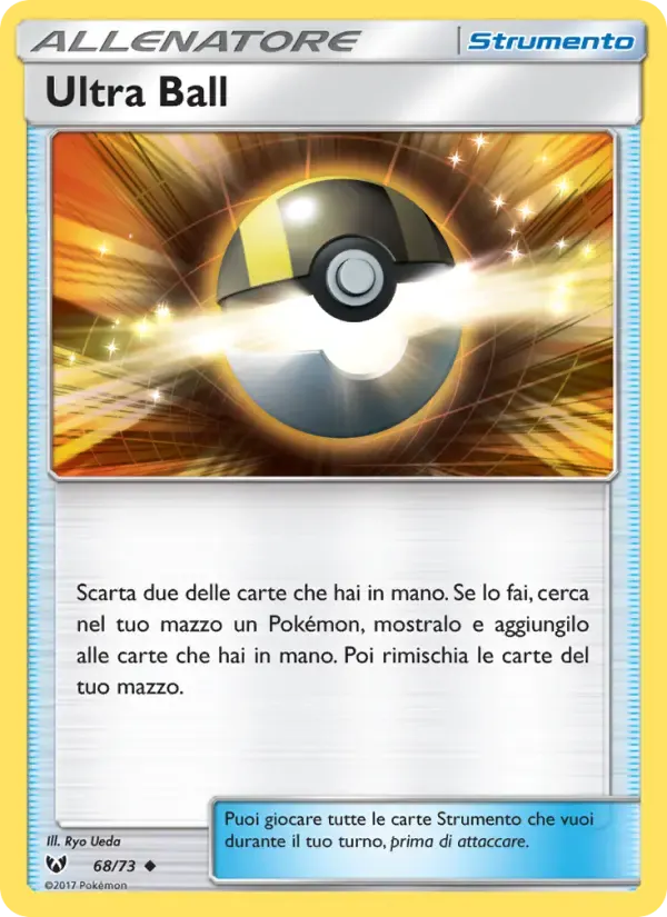 Ultra Ball — Leggende Iridescenti 68 Italian Pokémon card