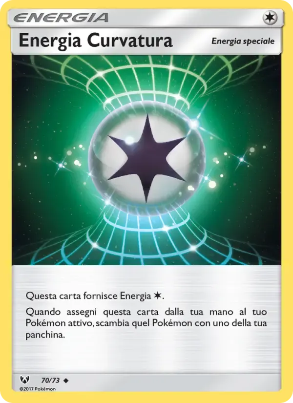 Energia Curvatura — Leggende Iridescenti 70 Italian Pokémon card