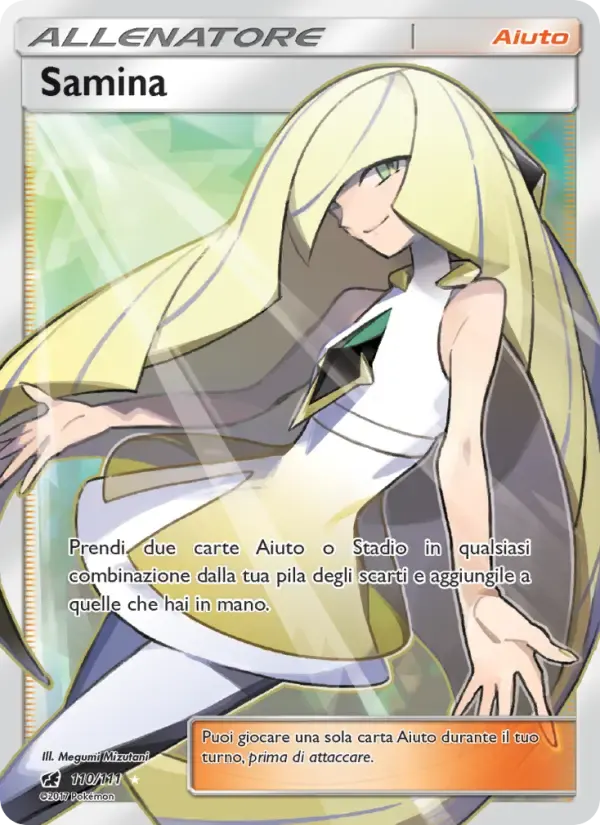 Samina — Invasione Scarlatta 110 Italian Pokémon card