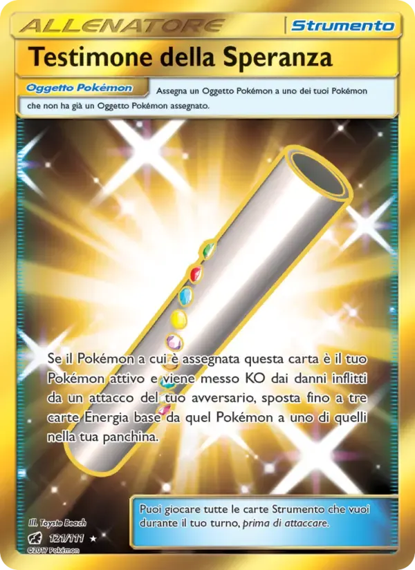 Testimone della Speranza — Invasione Scarlatta 121 Italian Pokémon card