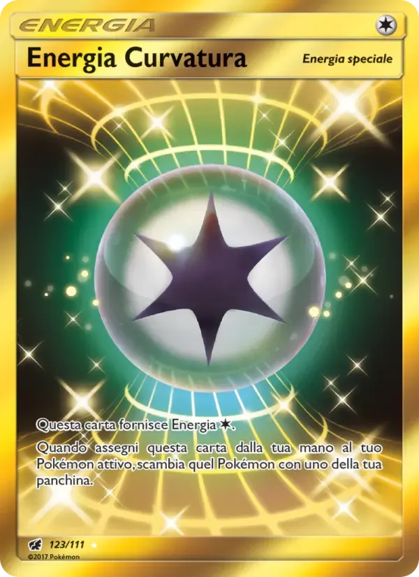 Energia Curvatura — Invasione Scarlatta 123 Italian Pokémon card