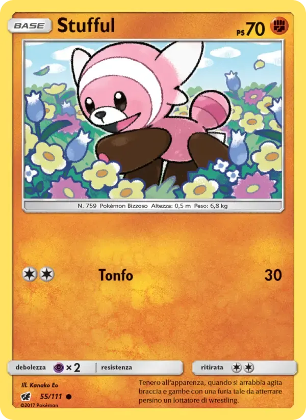 Stufful — Invasione Scarlatta 55 Italian Pokémon card