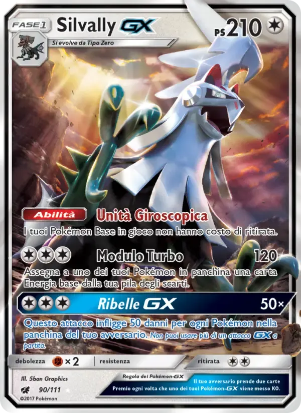 Silvally GX — Invasione Scarlatta 90 Italian Pokémon card