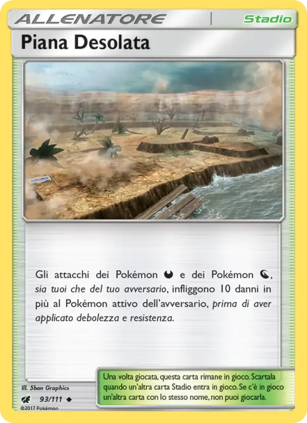 Piana Desolata — Invasione Scarlatta 93 Italian Pokémon card