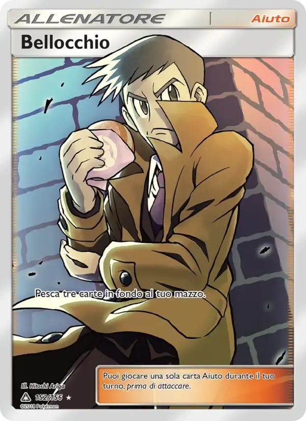 Bellocchio — Ultraprisma 152 Italian Pokémon card