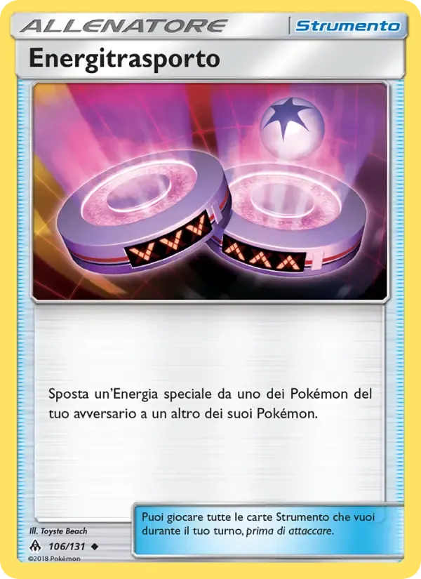 Energitrasporto — Apocalisse Di Luce 106 Italian Pokémon card