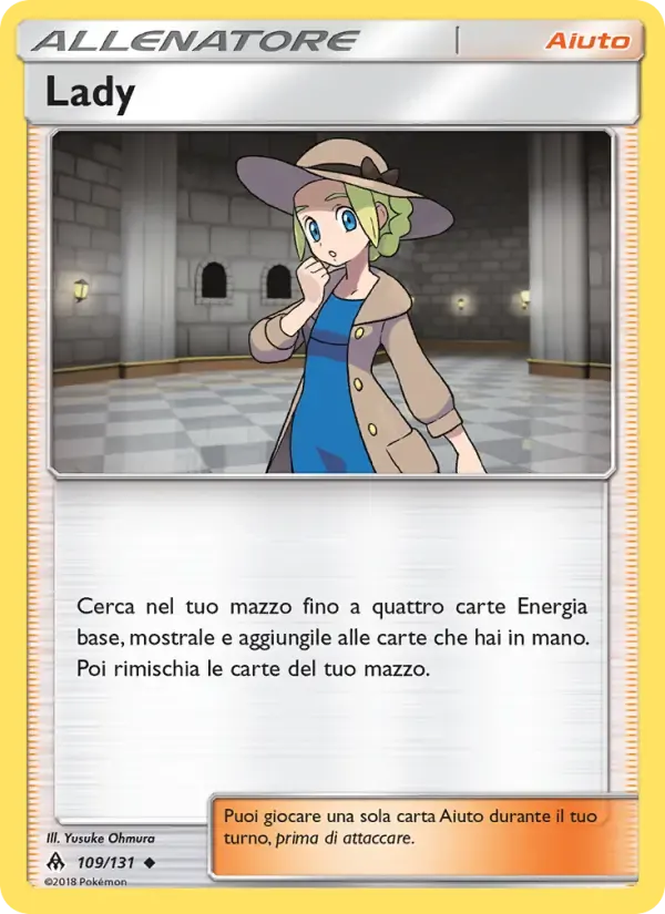 Lady — Apocalisse Di Luce 109 Italian Pokémon card