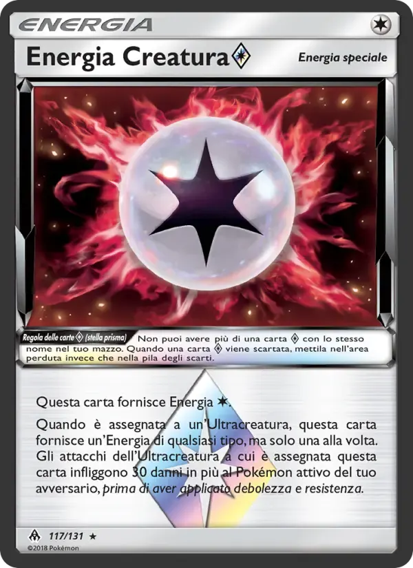 Energia Creatura ◇ — Apocalisse Di Luce 117 Italian Pokémon card