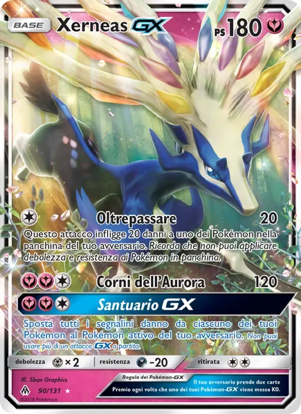 Xerneas GX — Apocalisse Di Luce 90 Italian Pokémon card