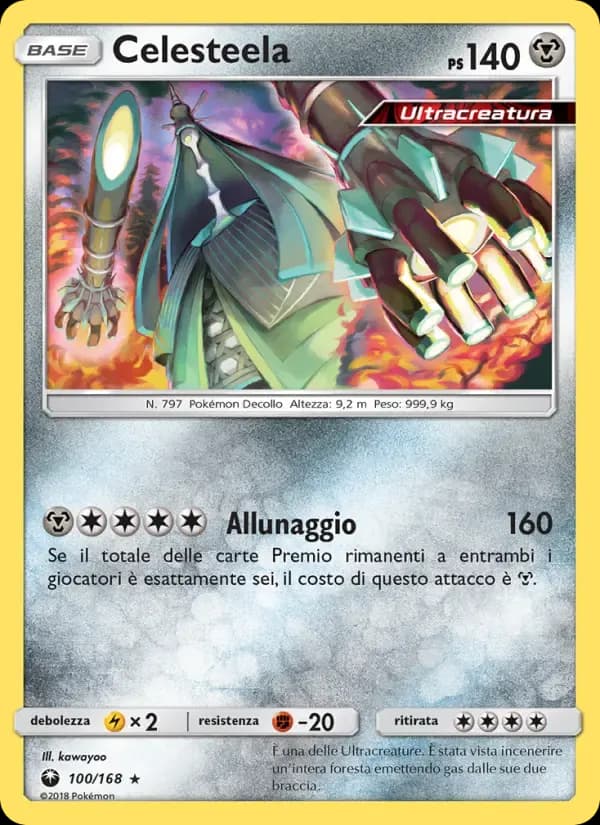 Celesteela — Tempesta Astrale 100 Italian Pokémon card