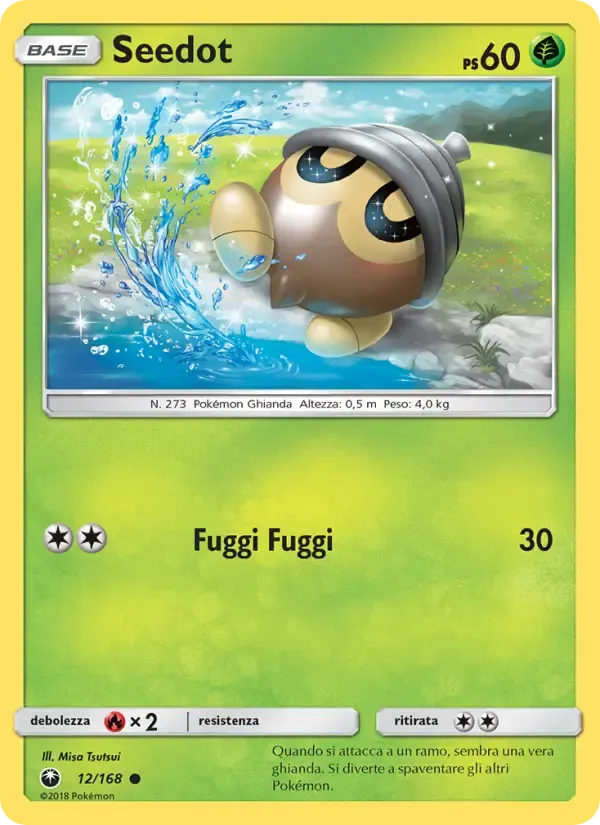Seedot — Tempesta Astrale 12 Italian Pokémon card