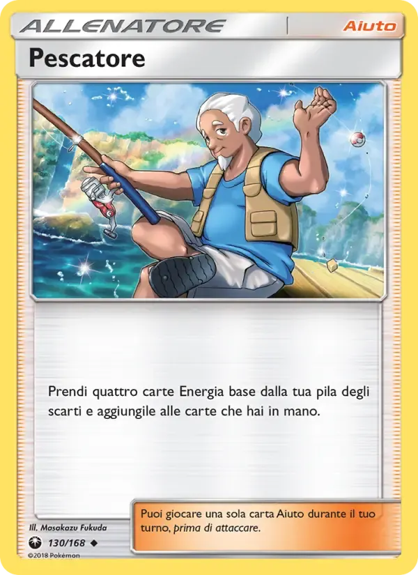 Pescatore — Tempesta Astrale 130 Italian Pokémon card
