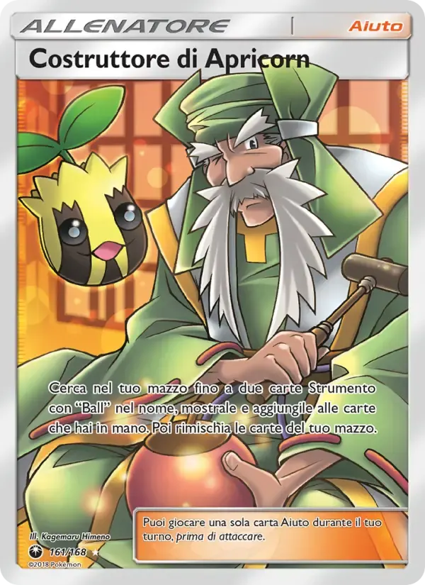 Costruttore di Apricorn — Tempesta Astrale 161 Italian Pokémon card