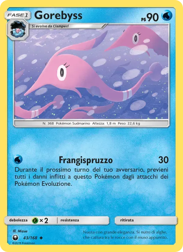 Gorebyss — Tempesta Astrale 43 Italian Pokémon card