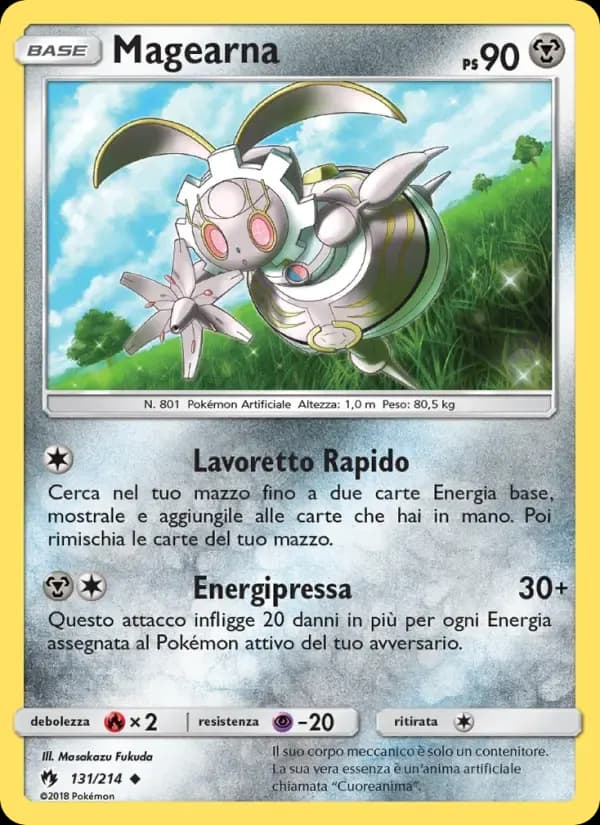 Magearna — Tuoni Perduti 131 Italian Pokémon card