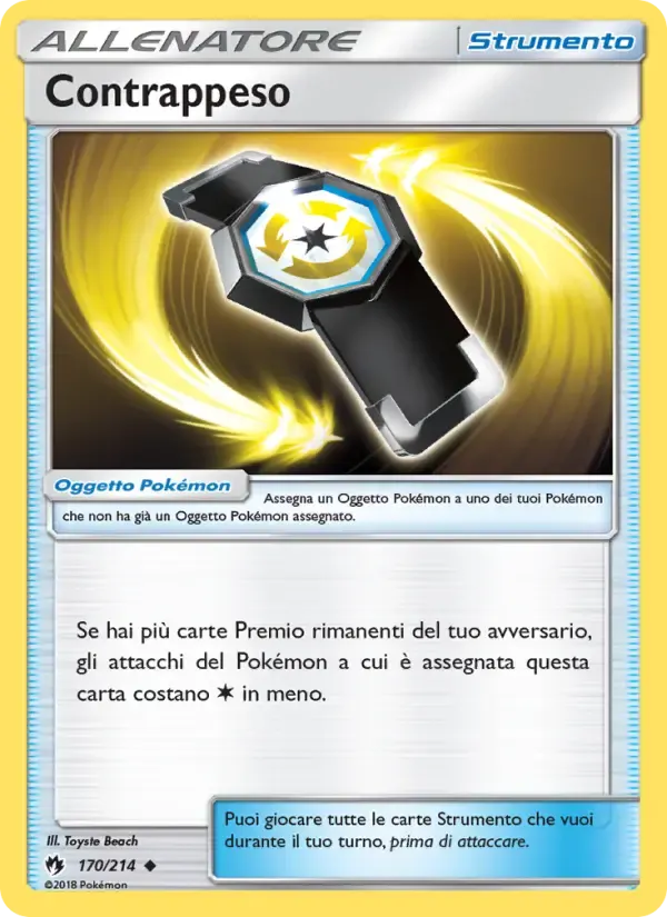 Contrappeso — Tuoni Perduti 170 Italian Pokémon card