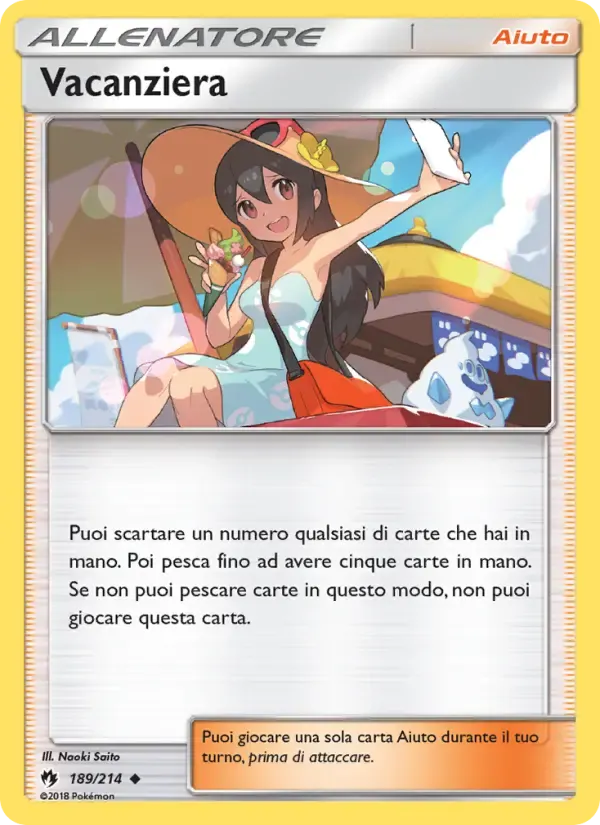 Vacanziera — Tuoni Perduti 189 Italian Pokémon card