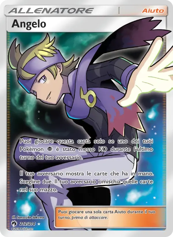 Angelo — Tuoni Perduti 212 Italian Pokémon card