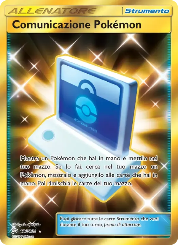Comunicazione Pokémon — Gioco di Squadra 196 Italian Pokémon card
