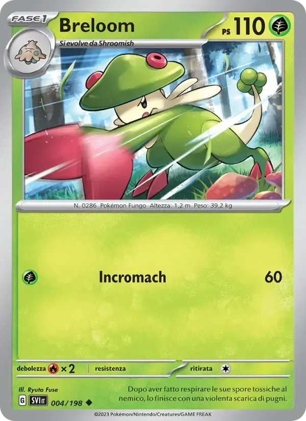 Breloom — Scarlatto e Violetto 4 Italian Pokémon card