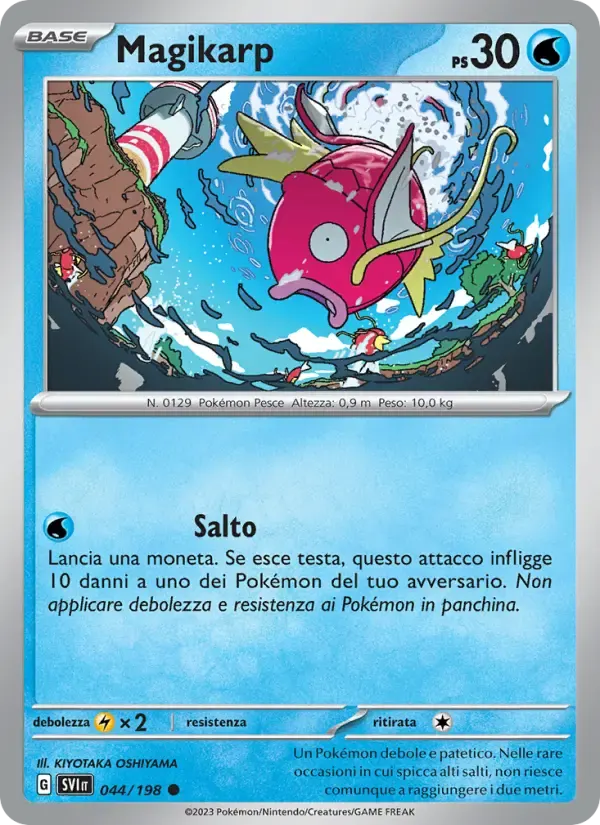 Magikarp — Scarlatto e Violetto 44 Italian Pokémon card