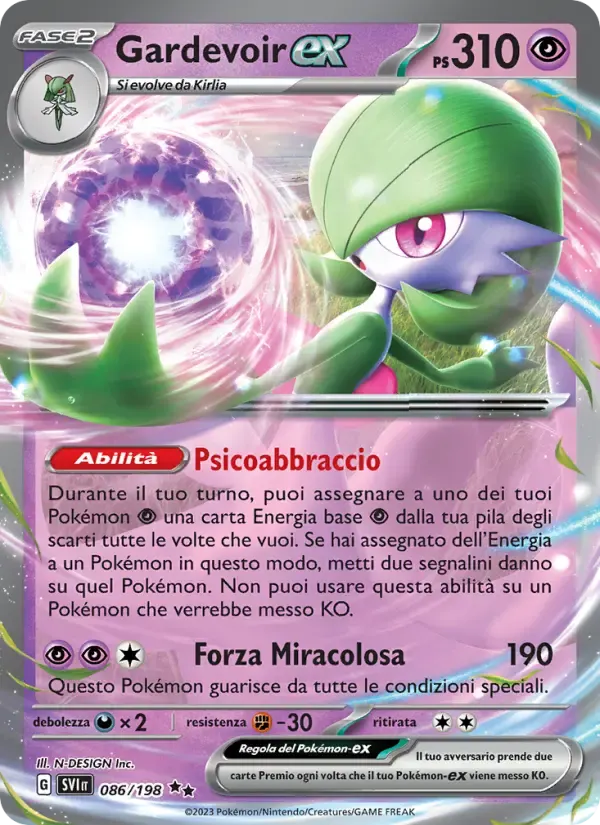 Gardevoir-ex — Scarlatto e Violetto 86 Italian Pokémon card