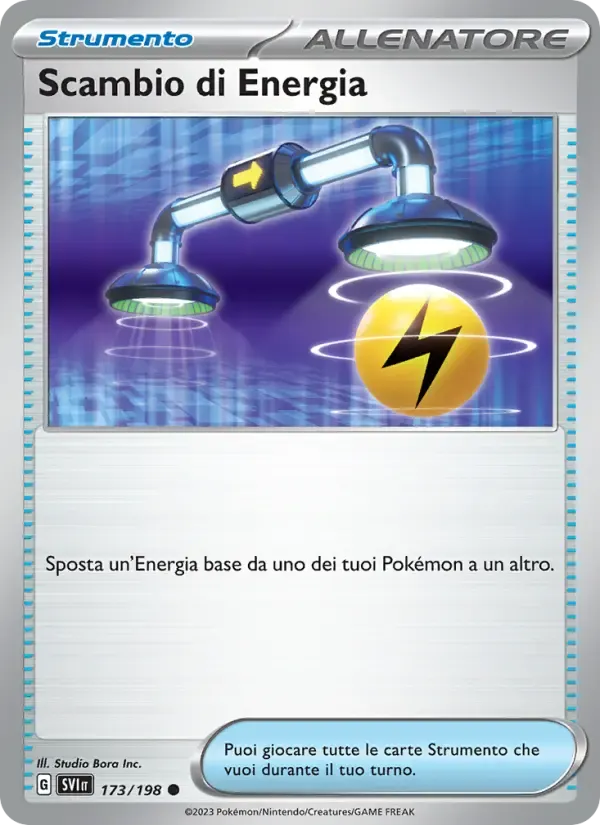 Scambio di Energia — Scarlatto e Violetto 173 Italian Pokémon card