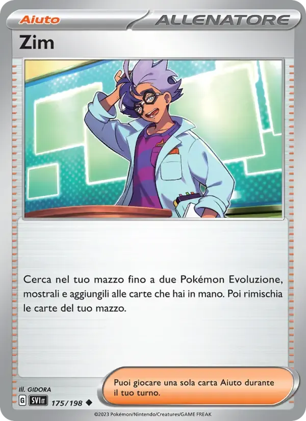 Zim — Scarlatto e Violetto 175 Italian Pokémon card