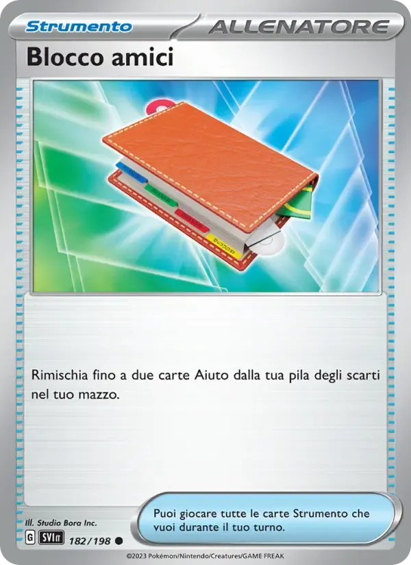 Blocco amici — Scarlatto e Violetto 182 Italian Pokémon card