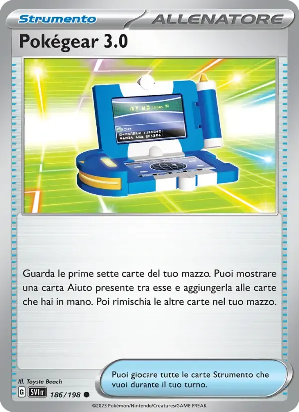Pokégear 3.0 — Scarlatto e Violetto 186 Italian Pokémon card