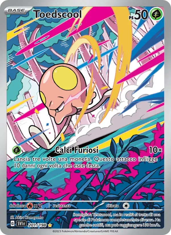 Toedscool — Scarlatto e Violetto 201 Italian Pokémon card