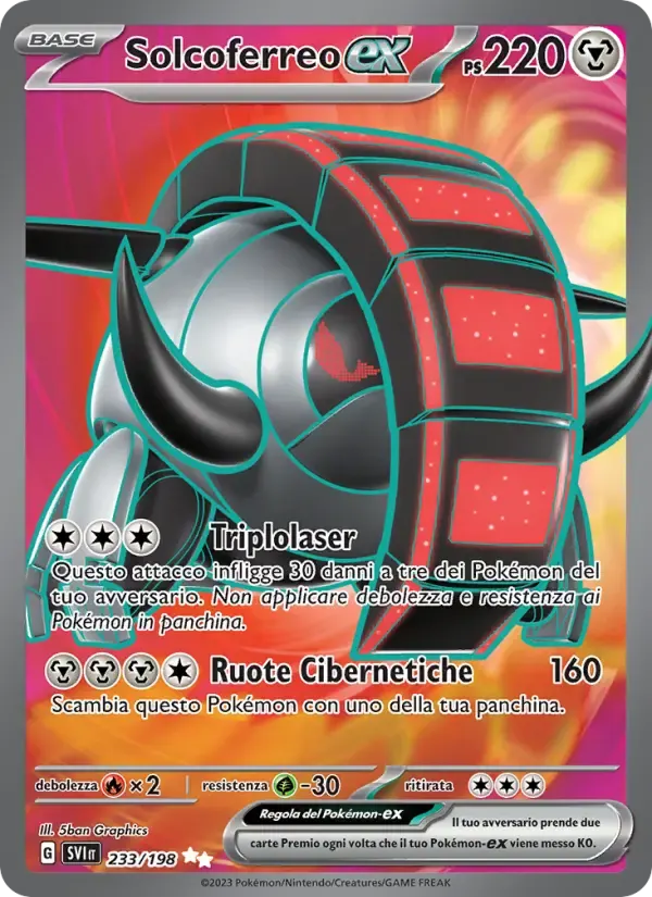 Solcoferreo-ex — Scarlatto e Violetto 233 Italian Pokémon card