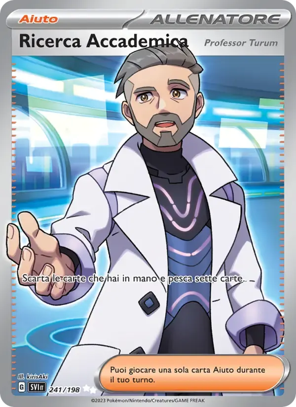 Ricerca Accademica — Scarlatto e Violetto 241 Italian Pokémon card