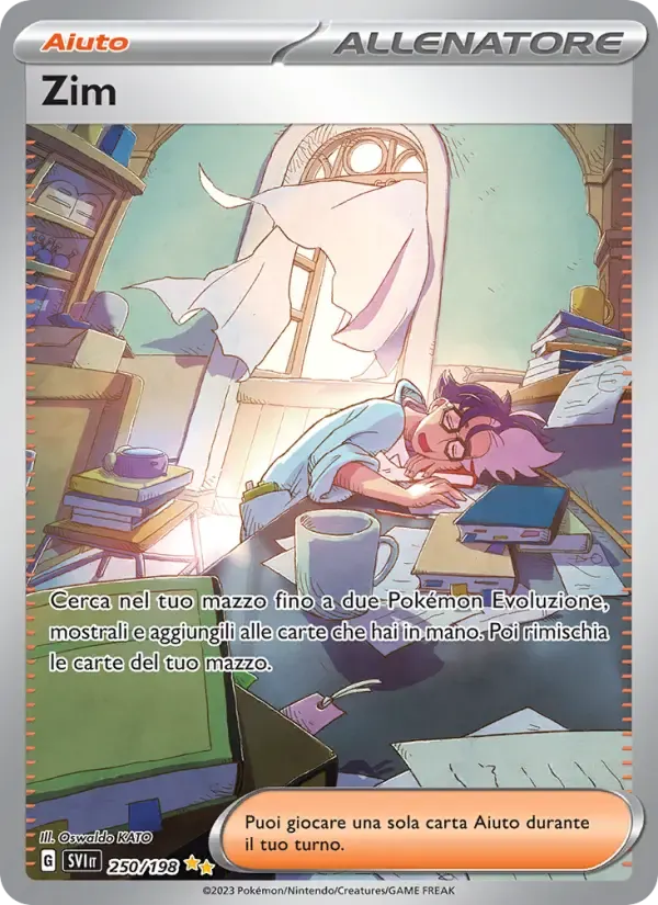 Zim — Scarlatto e Violetto 250 Italian Pokémon card
