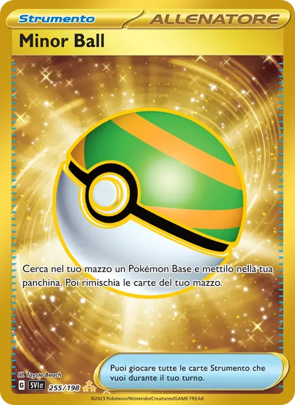 Minor Ball — Scarlatto e Violetto 255 Italian Pokémon card