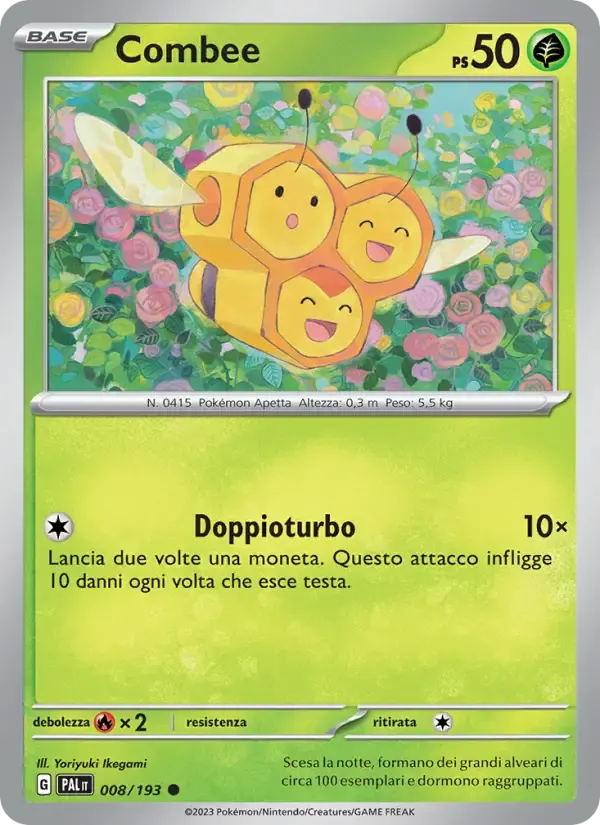 Combee — Evoluzioni a Paldea 8 Italian Pokémon card