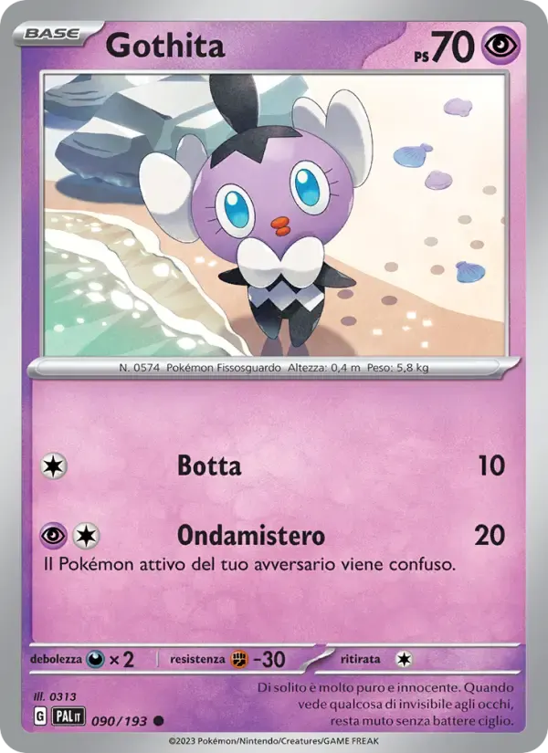 Gothita — Evoluzioni a Paldea 90 Italian Pokémon card