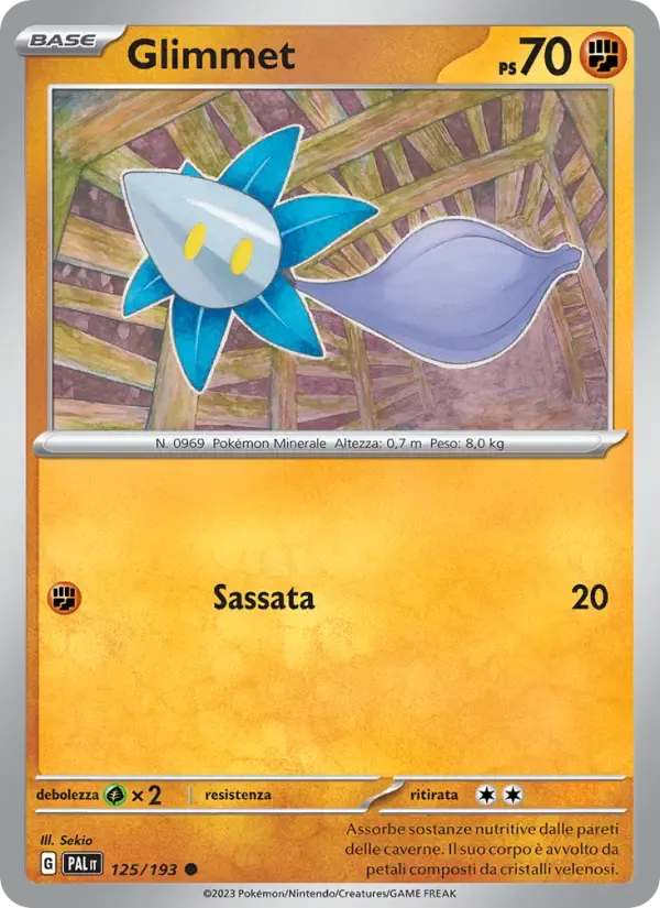Glimmet — Evoluzioni a Paldea 125 Italian Pokémon card