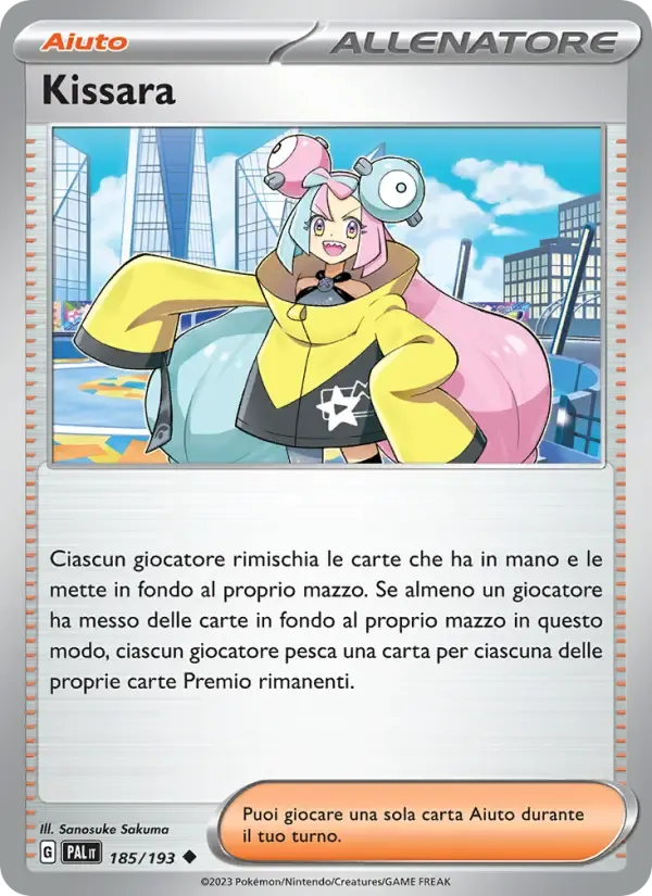 Kissara — Evoluzioni a Paldea 185 Italian Pokémon card