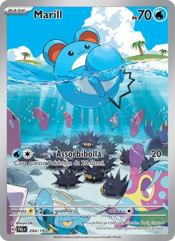 Marill — Evoluzioni a Paldea 204 Italian Pokémon card
